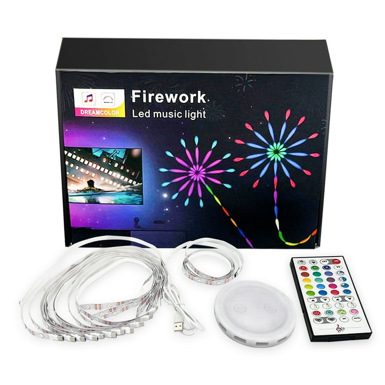 BT Connected Firework LEDs Strips Light Supproted App Control
