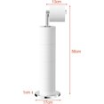 thumbnail image 2 of Porte-papier Toilette Autoportant, Distributeur de Papier Toilette en Acier Inoxydable, Support de Rouleau de Papier Toilette avec Base Lourde, Support de Rouleau de Papier Toilette Antirouille, 2 of 5