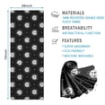 thumbnail image 2 of Black White Cat Moon Star Pattern Hot Yoga Mat Towel Non Slip for Hot Yoga - Quick-Drying Yoga Mat Cover with 4 Corner Pockets with Travel Bag - Hot Yoga Towel Non Slip 70"x26", 2 of 6