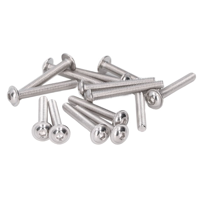 Tornillos De Cabeza Hueca Con Cabeza De Botón, Resistencia Firme A La Corrosión Tornillos De Cabeza De Botón Con Brida Para Ambientes Húmedos ANGGREK Otros