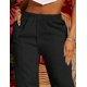 thumbnail image 1 of Pantalones Harlan con punta de zapato sólida de verano, pantalones casuales con costuras de moda, pantalones con cordón para mujer, pantalones geniales de verano, 1 of 6