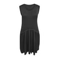 thumbnail image 4 of LYXSSBYX Casual Dresses for Women Women's Round Neck Color Matching Loose Fitting Dress European and American Fashion Women's Knitted Skirt, 4 of 9