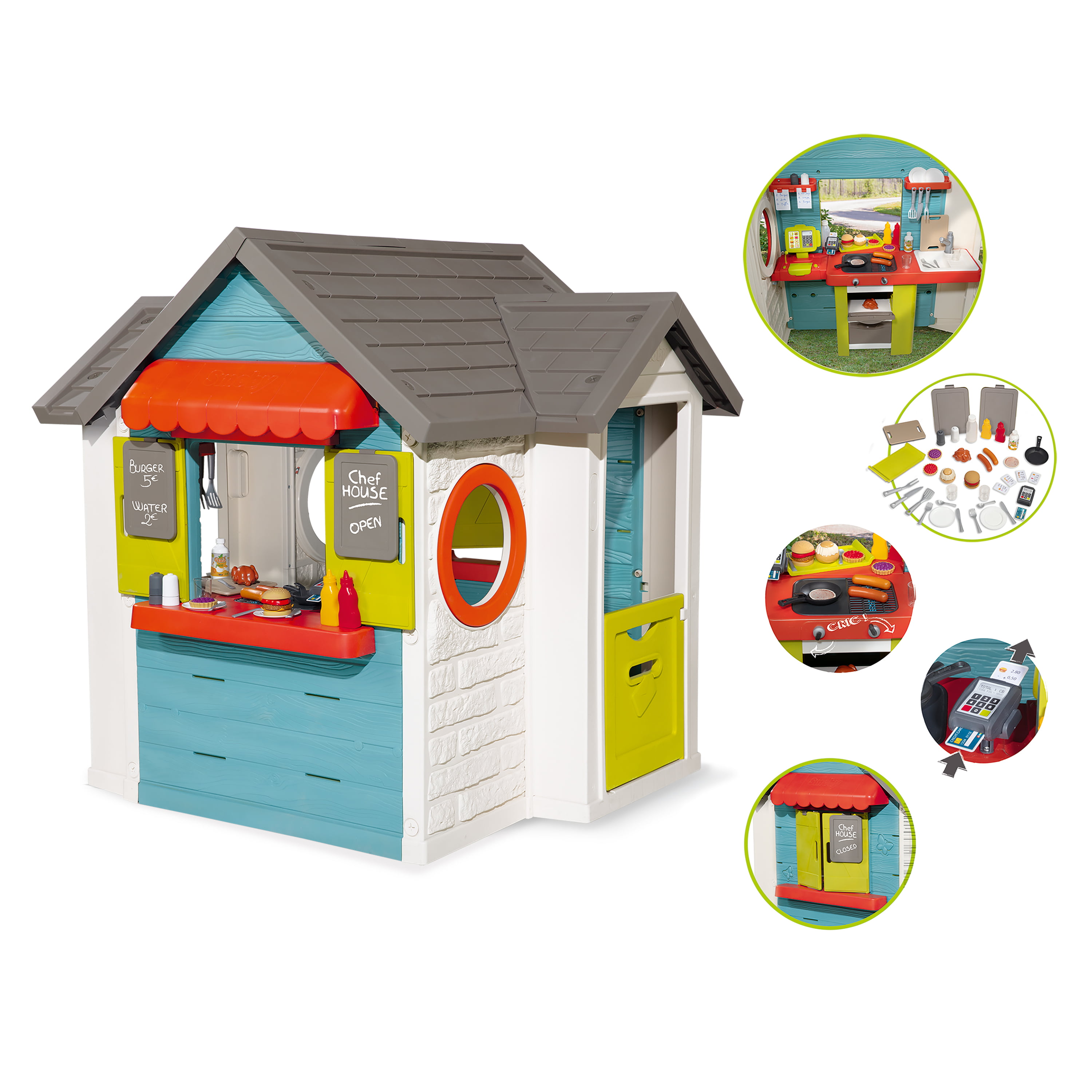 Imperial gebouw Variant Smoby - Chef Playhouse with Accessories - Walmart.com