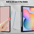 thumbnail image 5 of Fintie Case for Samsung Galaxy Tab S6 Lite 10.4 Inch 2024/2022/2020 with S Pen Holder, Multiple Angle Portfolio Cover with Pocket Auto Sleep/Wake, Dreamy Marble, 5 of 9