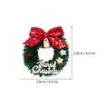 thumbnail image 2 of WASHWEPE 5Ud Guirnaldas Navideñas Miniaturas Con Lazo Para Duradera Y Tradicional, 2 of 8