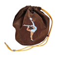 thumbnail image 1 of Bolsa de almacenamiento para pelota de gimnasia rítmica, funda protectora para ejercicios Marrón, 1 of 9
