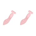 thumbnail image 4 of crativent High Heel Shoe Cushion Self Adhesive Insole Pad Grip Inserts Back Blisters pink 2Set, 4 of 6