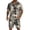Black, variant on Men's Retro Matching Set Summer Beach 2 Piece Outfits Button Down Shirts and Shorts Vacation Outfits