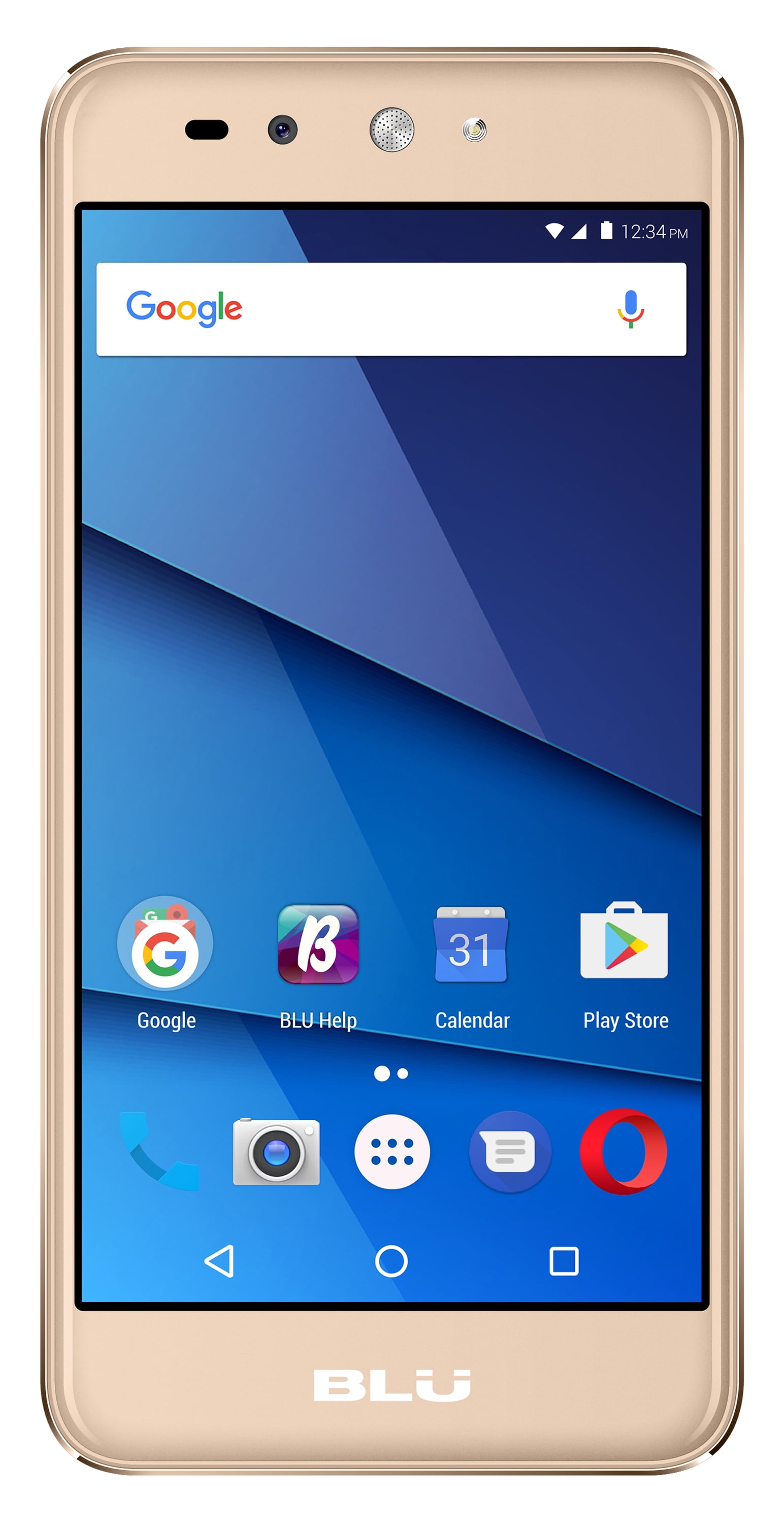 BLU Grand X LTE G0010WW Unlocked GSM DualSIM Phone w/ 8MP Camera Gold