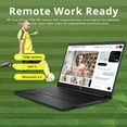 thumbnail image 3 of HP 15.6" FHD IPS Anti-Glare Laptop, Intel Celeron N4020 Processor, 8GB RAM, 256GB SSD, Intel UHD Graphics 600, True Vision HD Camera, Black, Windows 10 (S mode) with Office, Hotface 32GB USB Card, 3 of 9