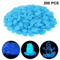 thumbnail image 1 of Guijarros resplandecientes Brillan en la oscuridad Piedras Rocas Decoración luminosa azul oso de fresa  Hogar, 1 of 5