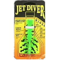 Luhr Jensen Jet Diver Batman Fire Tiger Sparkle Trolling Plug 3-1/2 Inch