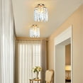 thumbnail image 6 of Augper Wholesaler Chandelier Crystal Ceiling Light Semi Mount Ceiling Lighting Fixture Modern Crystal Ceiling Lamp For Hallway Kitchen Dining Room Bedroom, 6 of 8