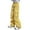 Yellow, variant on Kids Cargo Pants Girls Elastic Waist Drawstring Baggy Cargo Pants with Pocket Classic Fit Cargo Trousers Girls Pants Size 5-6 Years