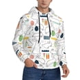 thumbnail image 2 of Fotbe Men's Hoodie with Easter Rabbit Pattern - Kangaroo Pocket Pullover Hooded Sweatshirt, Perfect for Daily Wear, Travel, and Home-X-Large, 2 of 7