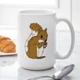 thumbnail image 6 of CafePress - Squirrel - 15 oz Ceramic Large White Novelty Mug, 6 of 6