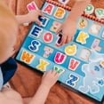 thumbnail image 2 of Melissa & Doug Blue's Clues & You! Wooden Chunky Puzzle - Alphabet (26 Pieces), 2 of 9