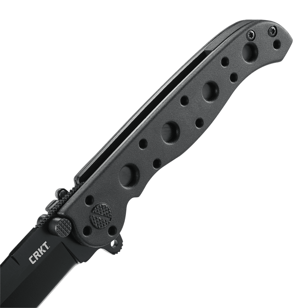 CRKT M16-01KZ Folding Knife with Liner Lock: Stainless Steel Plain Edge Blade, Glass-Reinforced Nylon Handle, Pocket Clip, M16-01KZ