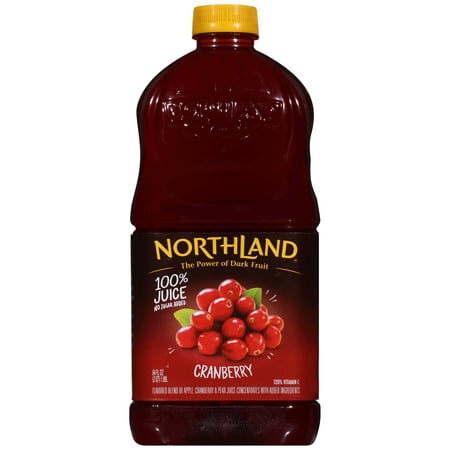 (2 Pack) Northland 100% Juice, Cranberry, 64 Fl Oz, 1