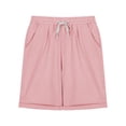 thumbnail image 4 of Tumotour Sports Shorts For Teens Five Quarter Pants Shorts Elastic High Waisted Wide Leg Shorts Casual Workout Gym Shorts Beach Summer Shorts With Pockets, 4 of 9