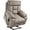 Light Brown, variant on SYNGAR Large Power Lift Chair Recliner Oversized for Elderly, Heavy Duty Electric Lift Recliner with Heat Therapy and Massage, 180 Degrees Lying Flat Recliner Sofa for Tall Men, Light Brown