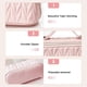 thumbnail image 5 of Leather Travel Makeup Bag Large Capacity Toiletry Bag Organizer for Women with Waterproof Interior Pocket, 5 of 5