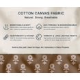 thumbnail image 5 of Soimoi 100% Cotton Canvas Fabric - Block Pattern, Brown | 56" Wide | Sold by The Yard | Medium Weight Upholstery Fabric for Home Dcor, Bags & DIY Projects, 5 of 7