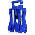 thumbnail image 5 of Foldable hand truck, collapsible, sturdy, with wheels, travel cart, shopping cart, hand wagon, foldable, Black 01, 5 of 5
