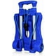 thumbnail image 5 of Foldable hand truck, collapsible, sturdy, with wheels, travel cart, shopping cart, hand wagon, foldable, Black 01, 5 of 5
