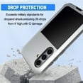 thumbnail image 7 of Allytechgroup Shockproof Phone Case for Samsung Galaxy S25+ Plus, Military-Grade Protection, MagSafe & Car Mount Compatible, Rugged TPU/PC Bumper, Water-Resistant Case for Samsung Galaxy S25+,Silver, 7 of 7