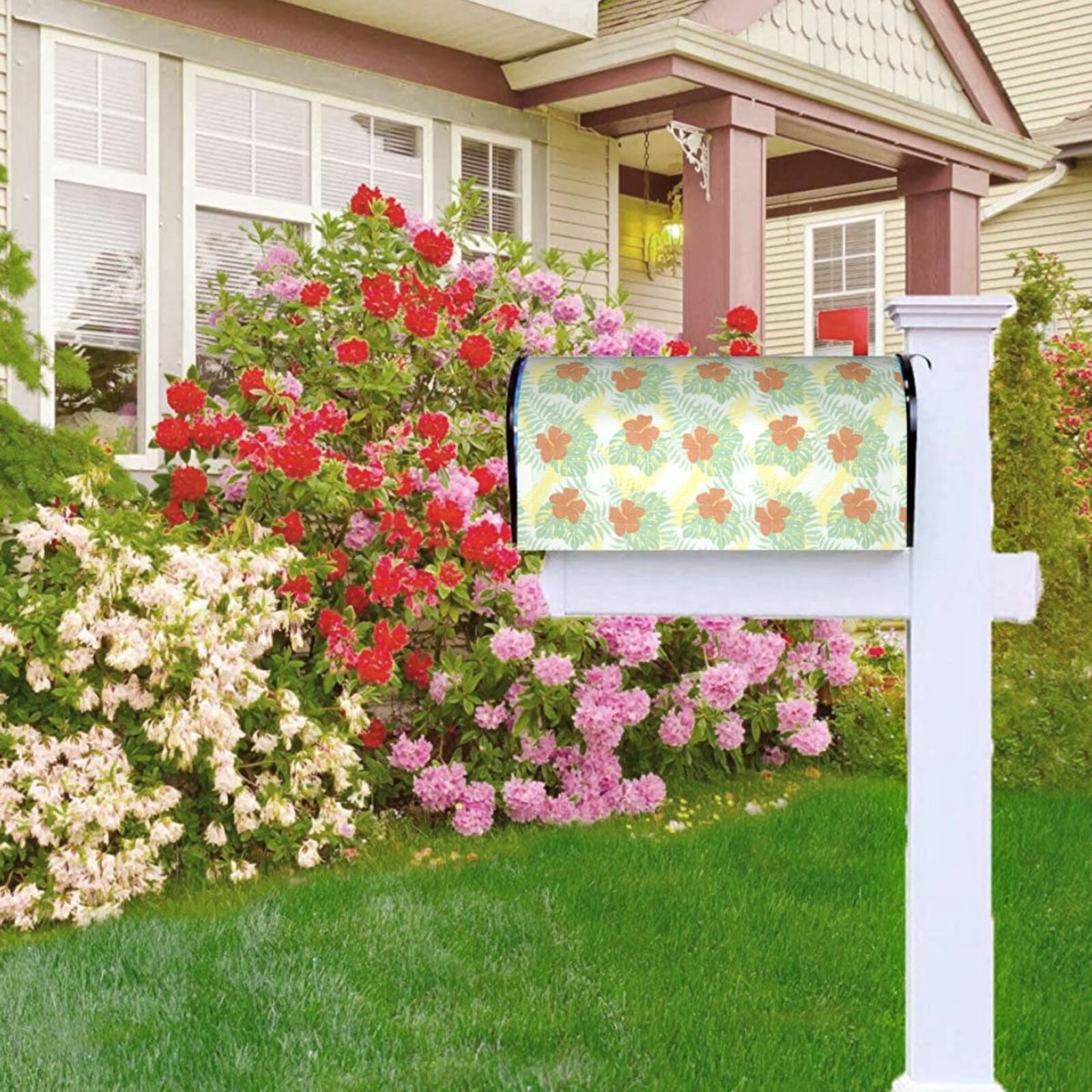 Kdxio Magnetic Mailbox Cover 25.5x21 in Mailbox Cover Outdoor Decoration Holiday Mailbox Covers for Home Garden Yard-25.5x21 in