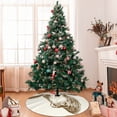 thumbnail image 7 of Lsque Cow Print Christmas Tree Skirt, Tree Skirt with Ties or Velcro, Perfect for Holiday Decorations, Halloween, and New Year-36", 7 of 7