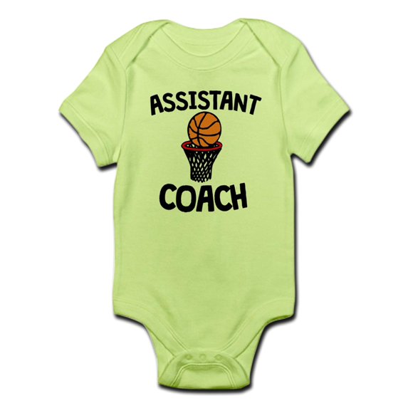 CafePress - Assistant Basketball Coach Body Suit - Baby Light Bodysuit