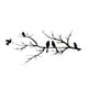thumbnail image 3 of Adorno colgante de pared de pájaro de metal, escultura de pared de pájaros en la rama, escultura de hierro única, decoración de pared para jardín y, 3 of 8