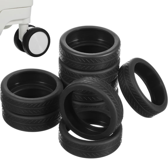 SKISUNO Silicone Luggage Wheel Covers for Suitcase ,