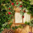 thumbnail image 6 of Flowers Rose Vine for Wall Window Door Floral Arrangement for Home Wedding Party Decorations, 6 of 7