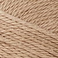 (2 pack) Mainstays 100% Cotton Yarn - Brown Stone Beige- 3.5oz 180yds - 4 Medium Weight
