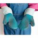thumbnail image 5 of 1 Pair Silicone Microwave Oven Mitts BBQ Oven Baking Heat Resistant Pot Holders, 5 of 5
