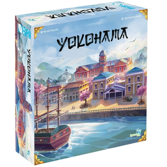Yokohama Strategy Worker Placement Board Game, International Trade In The Meiji Era, 2-4 Players