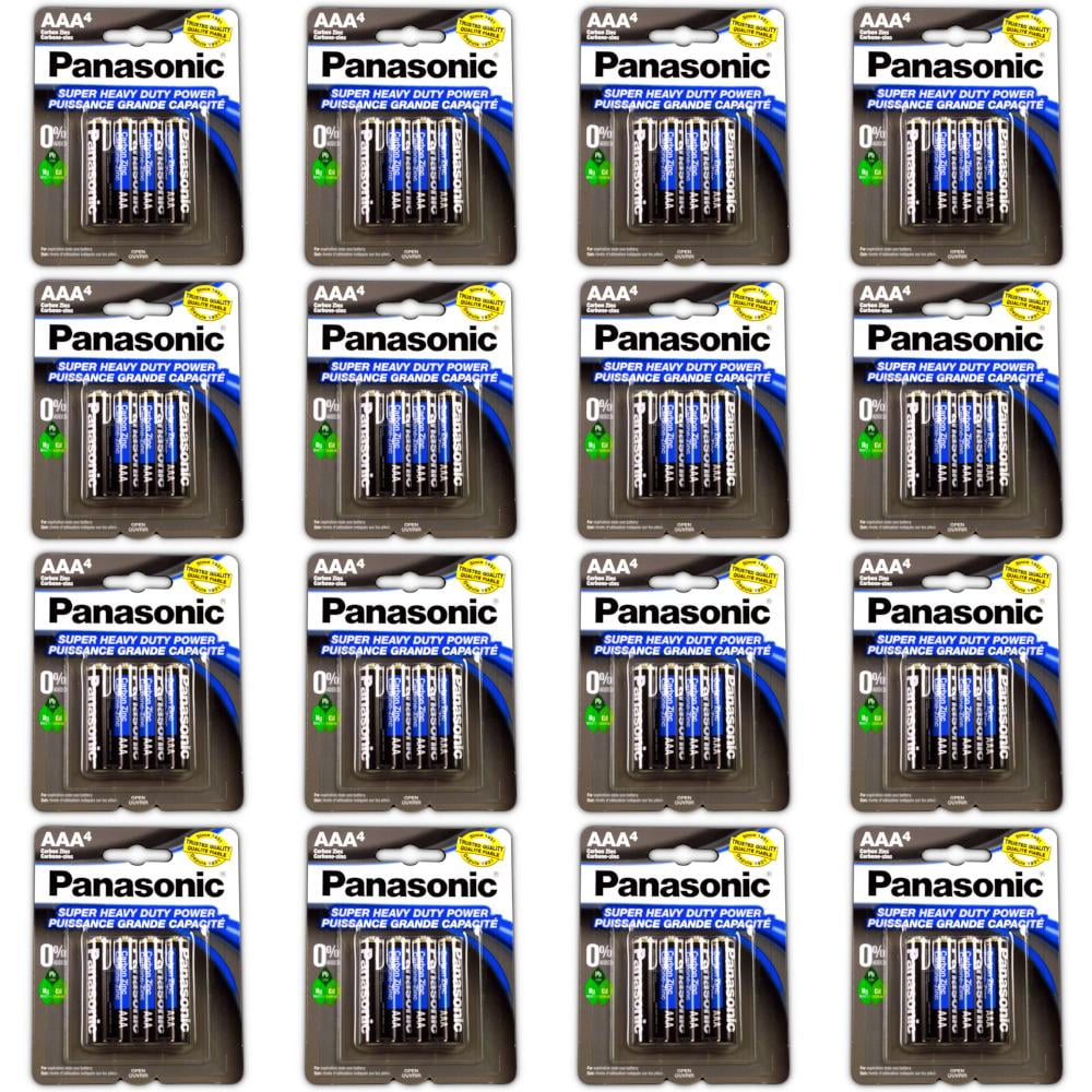 100pc Panasonic AAA Batteries Super Heavy Duty Power Carbon Zinc Triple A Battery 1.5v