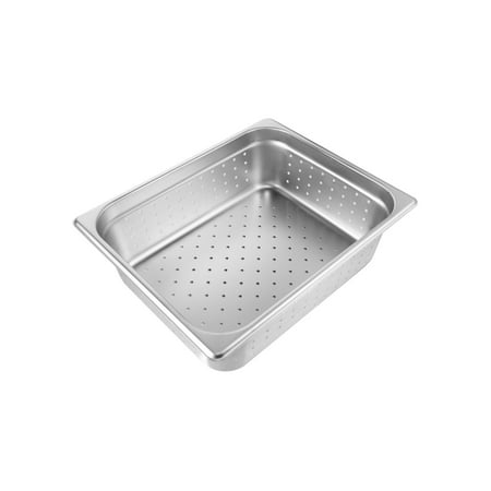 

Steam Pan Stainless Steel 1/2 24 Gauge PF 4 Stainless Steel Silver 4 packs
