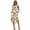 Desert Horse Race Print, variant on Ladies Irregular Hem Casual Dress, Desert Horse Race Asymmetric Sleeveless Sundress, with side pockets Summer Sleeveless Dress for Vacation and Casual Wear