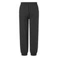 thumbnail image 7 of JAJAHO Girls Jogger Pants Breathable Linen Casual Drawstring Loose Fit Ankle-Tied Pants Summer Beach Vacation Clothes 7-16Y Stylish Trousers, 7 of 7