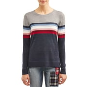 EV1 from Ellen DeGeneres Ombre Stripe Crew Neck Sweater Women's