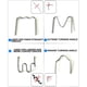thumbnail image 2 of 100 pcs Grapas de Soldadura 0.8 mm Forma Accesorios para Parachoques de Autos, 2 of 9