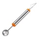 thumbnail image 2 of Herramientas de cocina Cuchara multifuncional para cavar sandía y frutas Cuchillo de trinchar corrugado de acero inoxidable Cuchillo de fruta de doble punta, 2 of 7