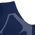 thumbnail image 5 of Ceisia Mens Geometric Print Quick Dry Sleeveless Compression Gym Athletic Tank Top (Navy L) Father's Day Gift, 5 of 7