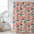 thumbnail image 4 of Palm Trees Bathroom Shower Curtains with 12 Hooks Polyester Waterproof Shower Curtain for Stalls and Bathtubs Summer Island Ocean Waves Pattern Rustic Decorative Bathroom Privacy Curtain 60x72 Inches, 4 of 9