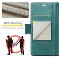 thumbnail image 2 of Funda para iPhone 13 Mini, tipo billetera con tarjetero, función atril, bloqueo RFID, cierre magnético, protección a prueba de golpes, de piel sintética, con tapa tipo billetera, 2 of 7