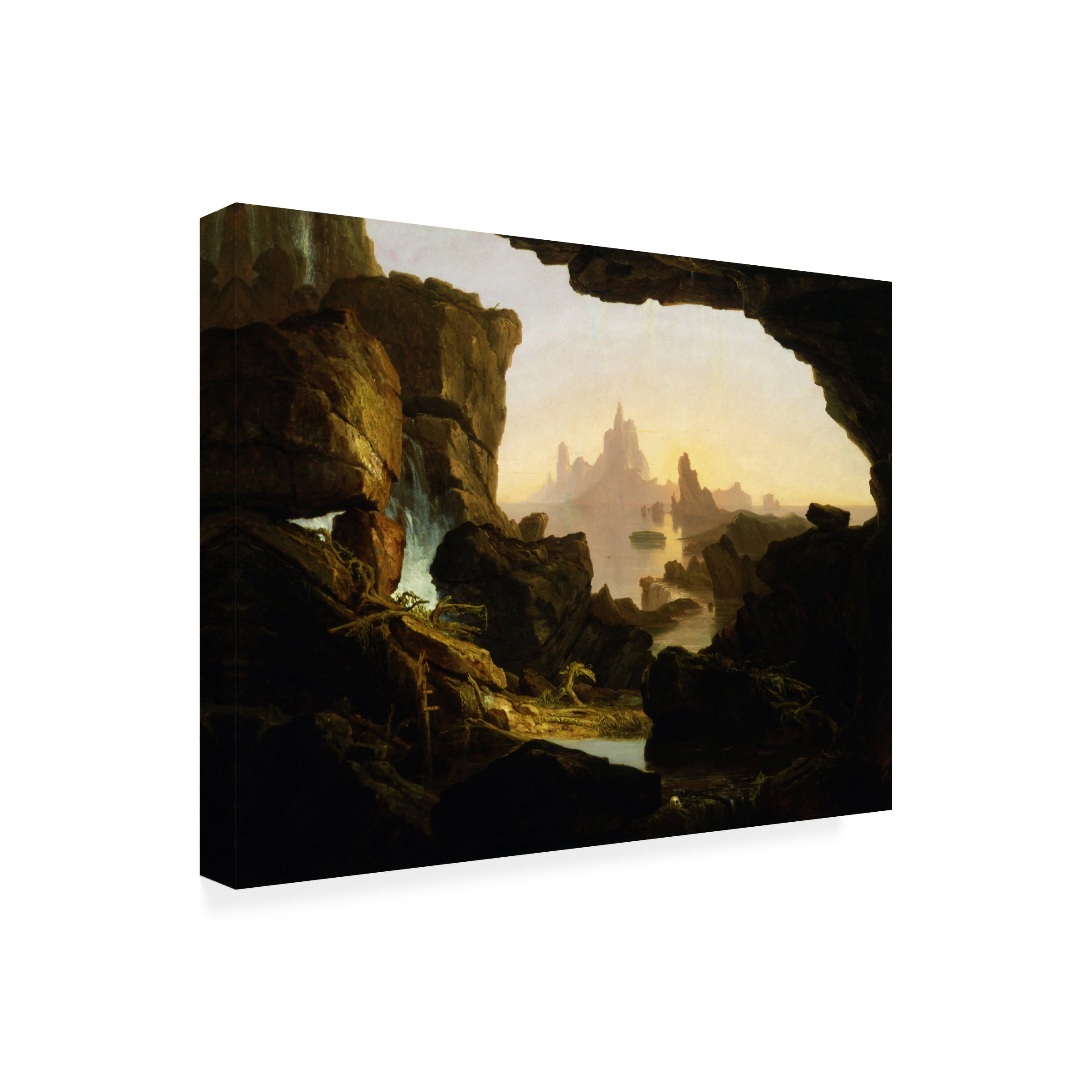 Thomas Cole 'The Subsiding Of The Waters Of The Deluge' Canvas Art